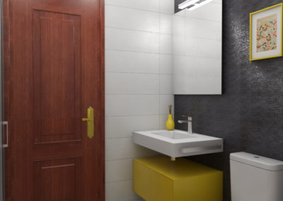 Proyecto de decoración para 2 baños en A Coruña