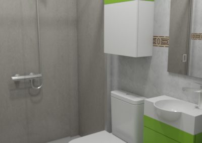 Proyecto de decoración de baño en la Comarca de Arzúa